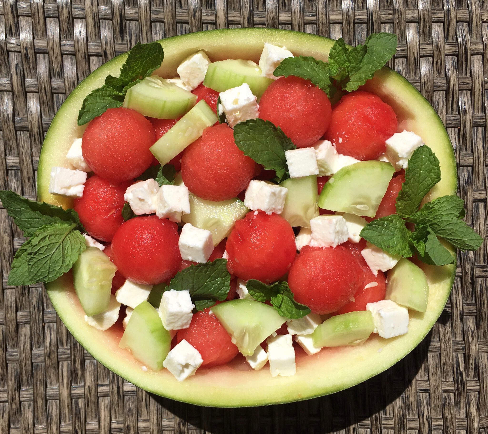 Sommerlicher Wassermelonensalat – islandmama